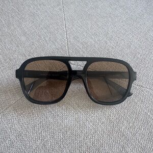 Stylish Black Sunglasses with Tinted Lenses